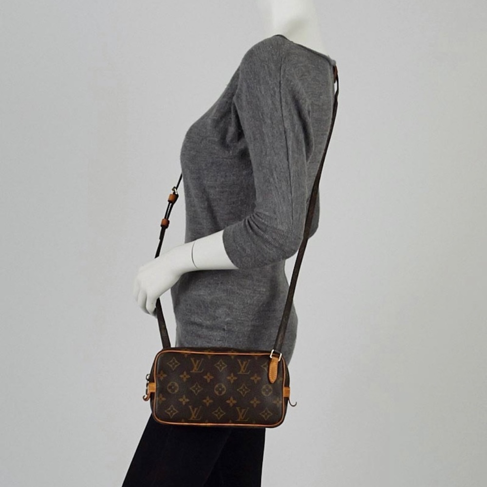 AUTHENTIC Louis Vuitton Marly Bandouliere Crossbody / Shoulder Bag
